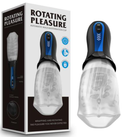 Rotating Masturbator with 5 Rotating 5 Vibrating