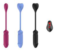 Remote Control Vibrator with Seven-Frequency Vibration and Telescopic Expansion