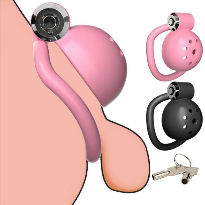 TB-A133 2-piece Infatable Anal Plug 3-beads for couple's play