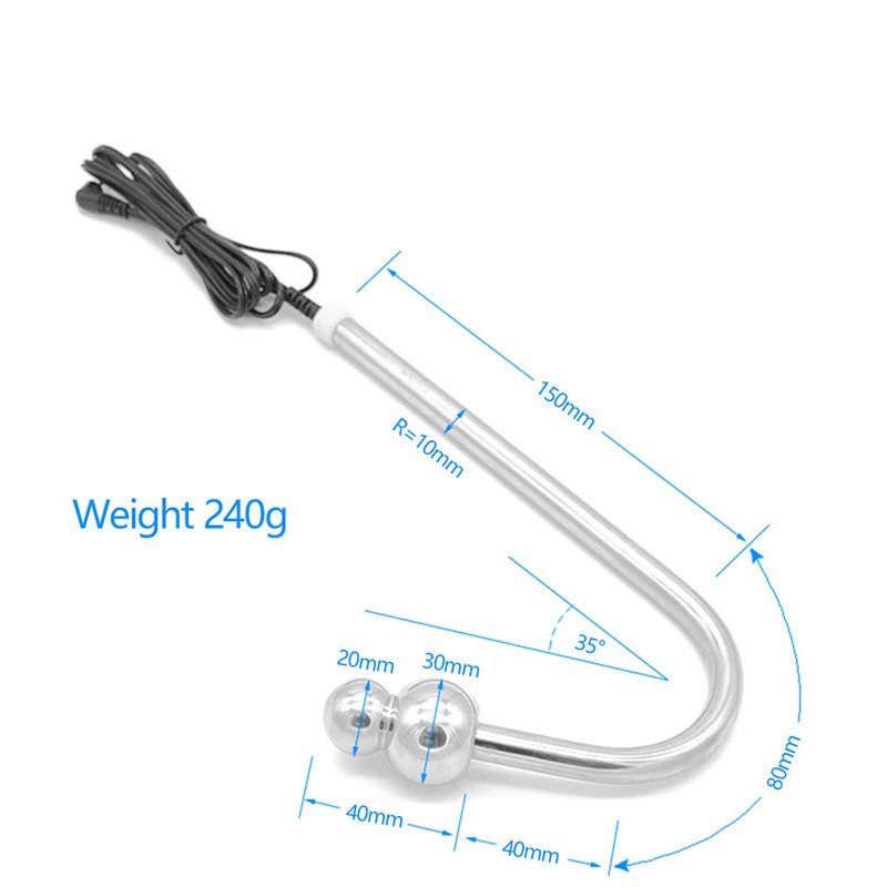 TB-E240 Anal hook with electro-cable