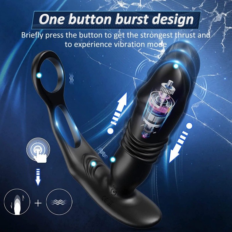 TB-A034 Prostate Massager With Remote Control For Men