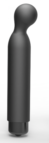 Anal plug * 100% waterproof medical silicone * Silent, <40dB * Single frequency vibration (AAA battery) * Color: black