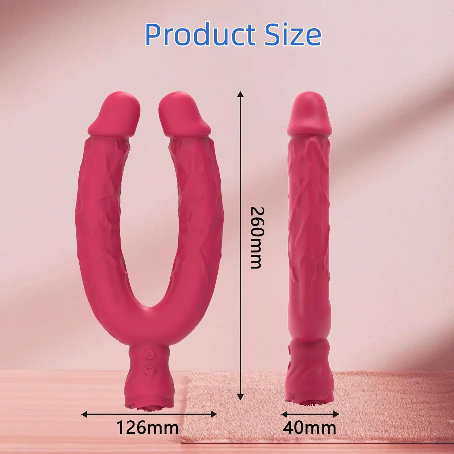 TB-A185 Fun For Two Vibrating Dildo