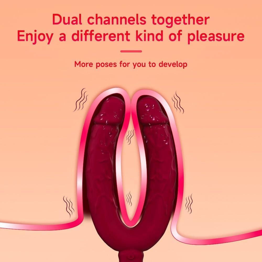 TB-A185 Fun For Two Vibrating Dildo