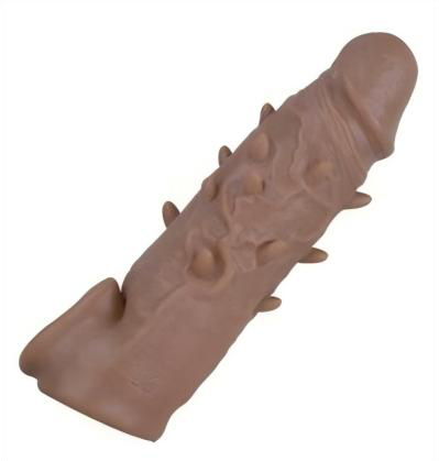 Penis Sleeve 16cm TPE with Solid Glans