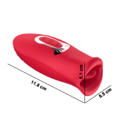 Les Vibrator with Bite Modes