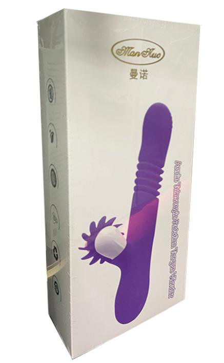 Annie Telescopic Rotation Tongue Vibrator with Heating