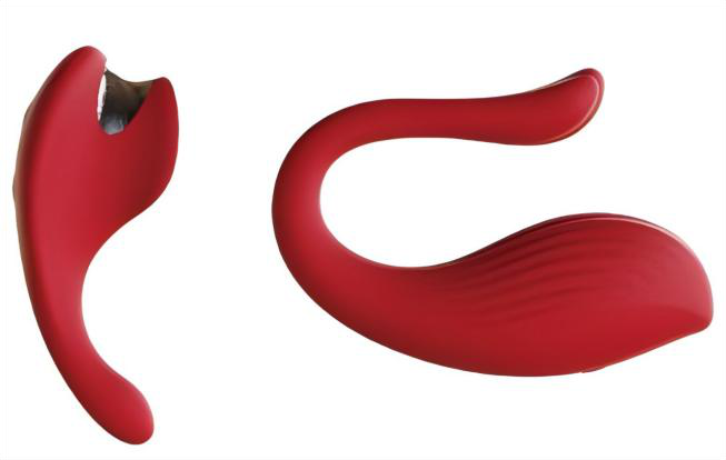 Dual-Motor Silicone Vibrator with Remote Control 101mm