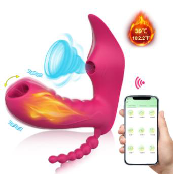 10 Sucking Modes + 10 Tongue Licking Modes + 10 Vibration Modes + Heating Vibrator