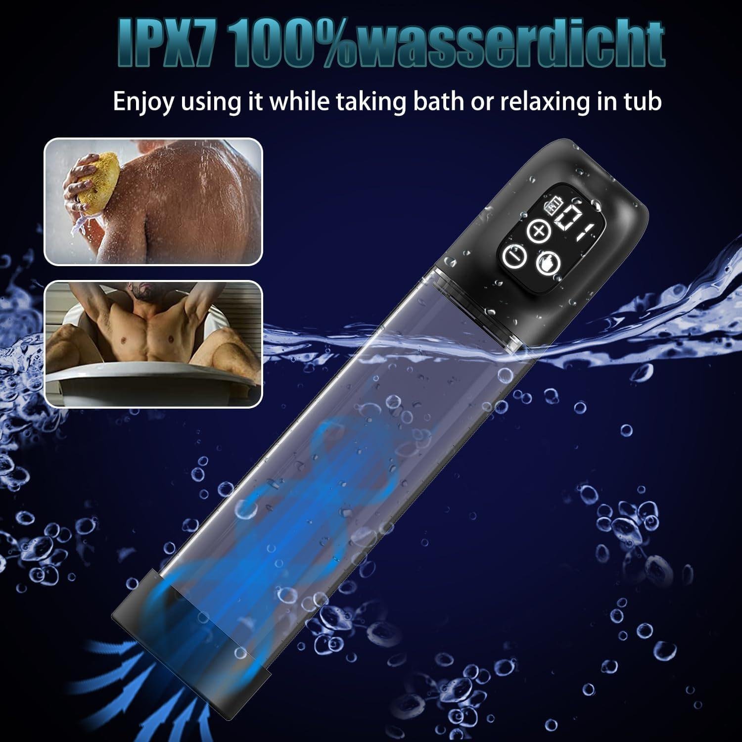 TB-A308A Prostate massager with Cock ring features vibration and electro discharge