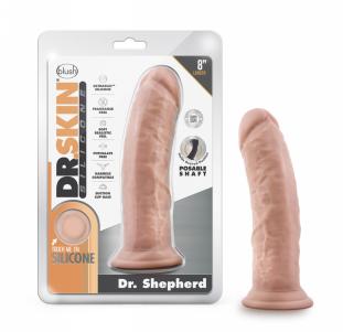 Dr. Shepherd 8 Inch Silicone Dildo with Suction Cup - Vanilla