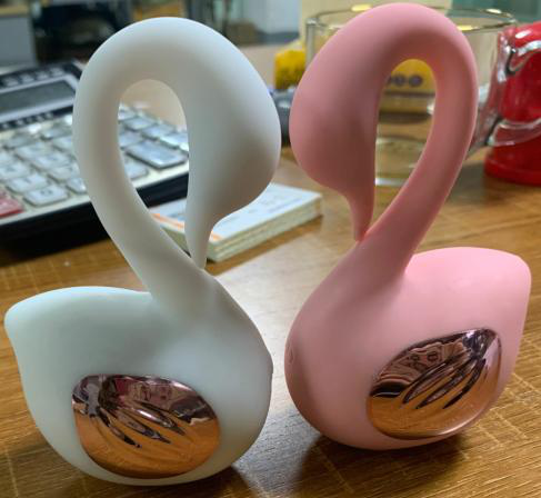 Sucker Vibrator — white /pink