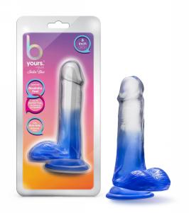 Stella Blue 6 Inch Dildo - Blue
