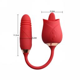Penny Licking Thrusting Vibrator