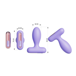 Material: Silicone +ABS Size: 94*70mm Weight:80g Function description: 10 frequency vibration Charging mode：Magnetic charging