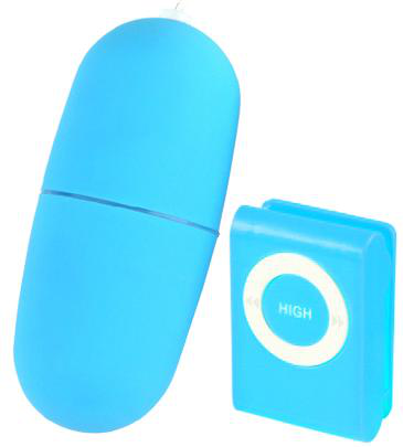 Music Player Style Remote Egg Vibrator - Bullet