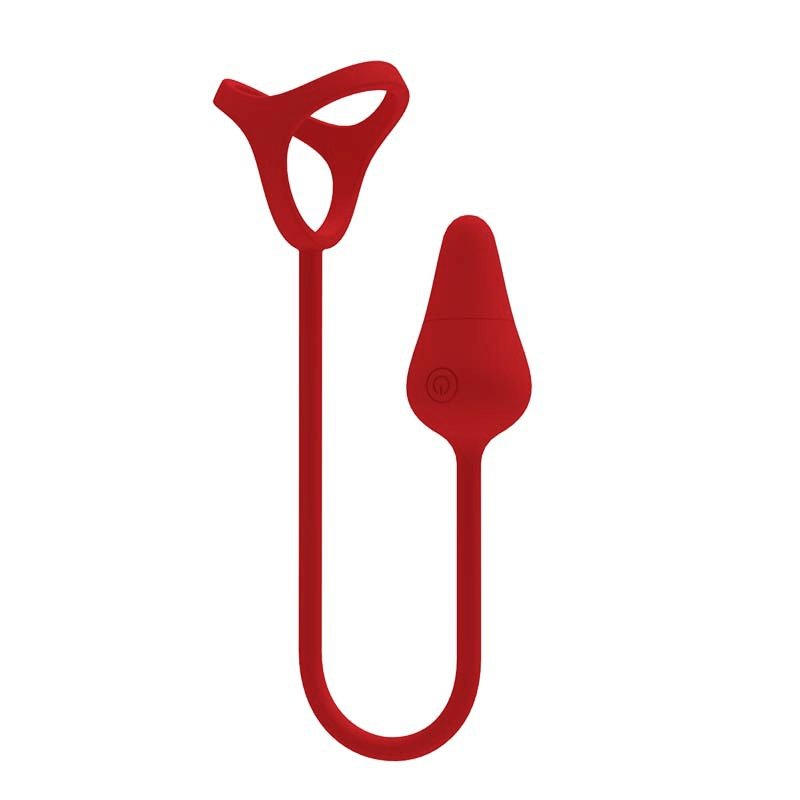 TB-A207 Vibrating Butt Plug With Cock Ring 10 Vibration modes