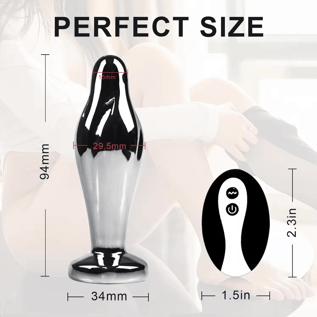 StealthVibe Vibrating Metal Anal Plug