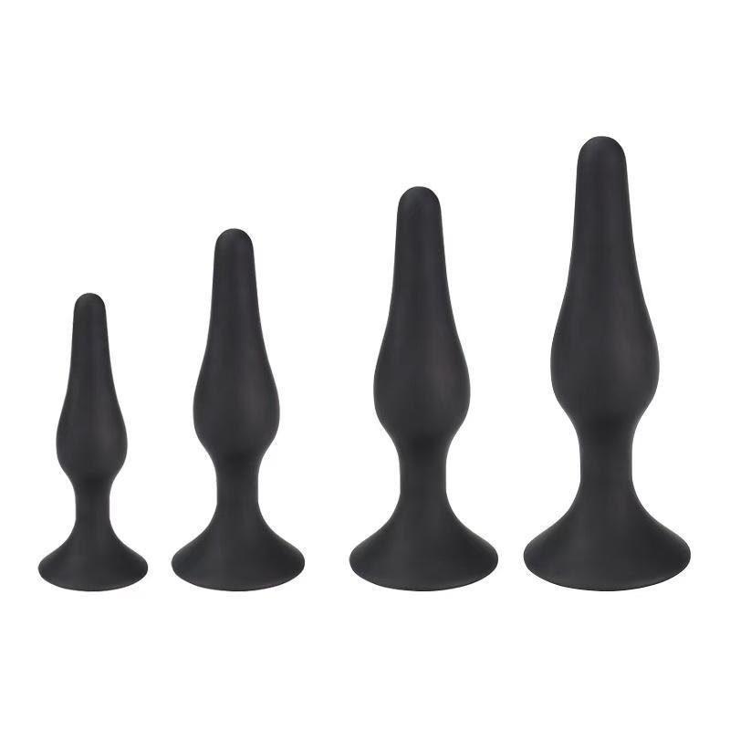 Silicone Anal Plug (Black)