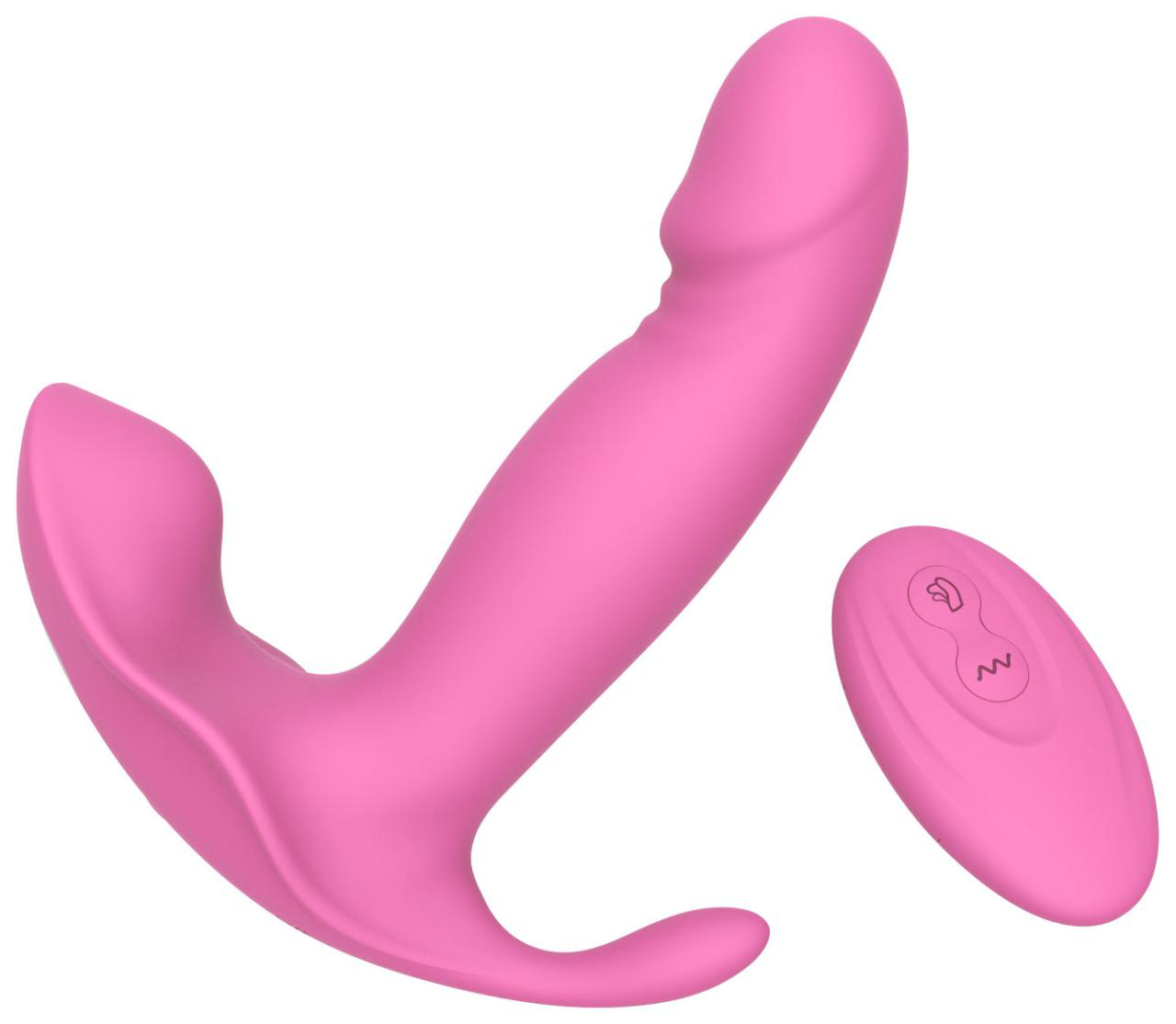 Kimmy Wiggle Motion & Vibration Vibrator with Remote
