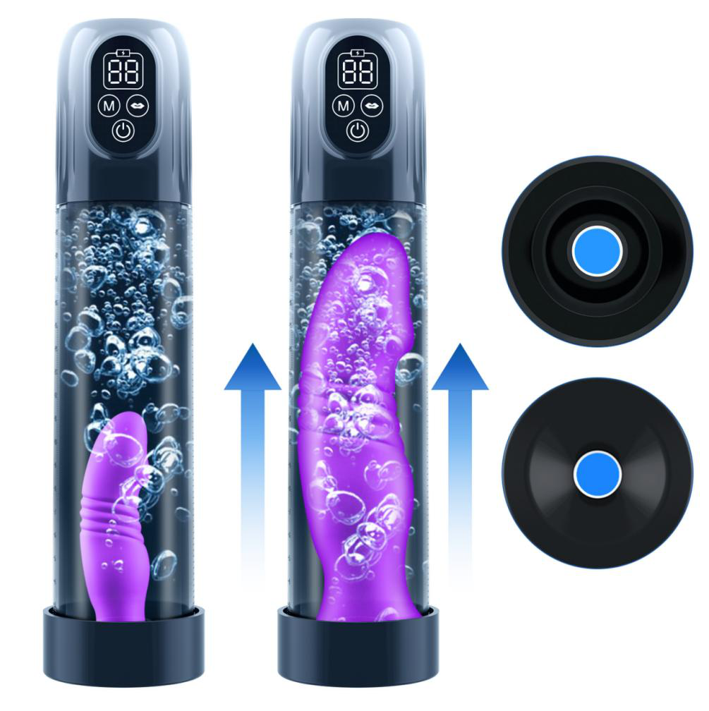Penis Trainer with Suction (Enlargement) - Gradient - Penis Pumps