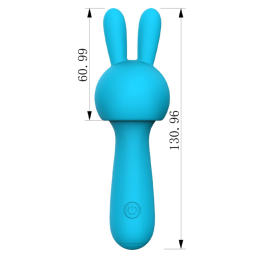 Material: Silicone Size: 130*41mm Weight:71g Function description: 10 frequency vibration Charging mode：Pin Charging