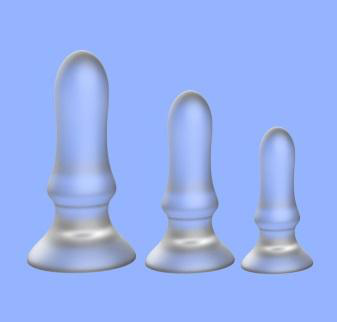 Transparent TPE Dildo (Medium)