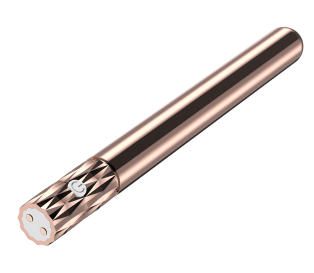 Metal Textured Vibrator with Electric Shock