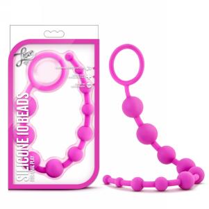 Silicone 10 Beads - Pink — 2