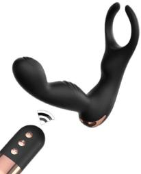 Wireless Remote Control Anal Plug with Twitching