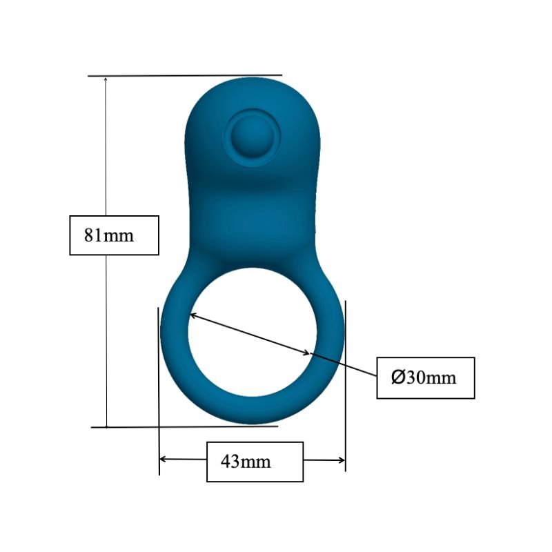 TB-A444 TapPulse Ring 6 Modes Of Tapping C-ring