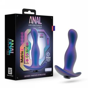 Anal Adventures Matrix - Odyssey Prostate Stimulator - Space Age Blue