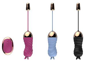 Swinging Head Remote Control Vibrator