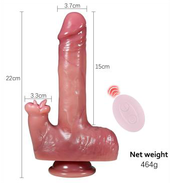 Simulation Vibrating Dildo 22cm - Realistic