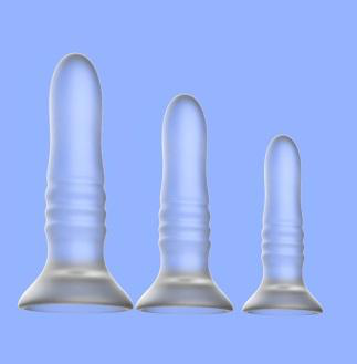 Transparent TPE Dildo (Medium)