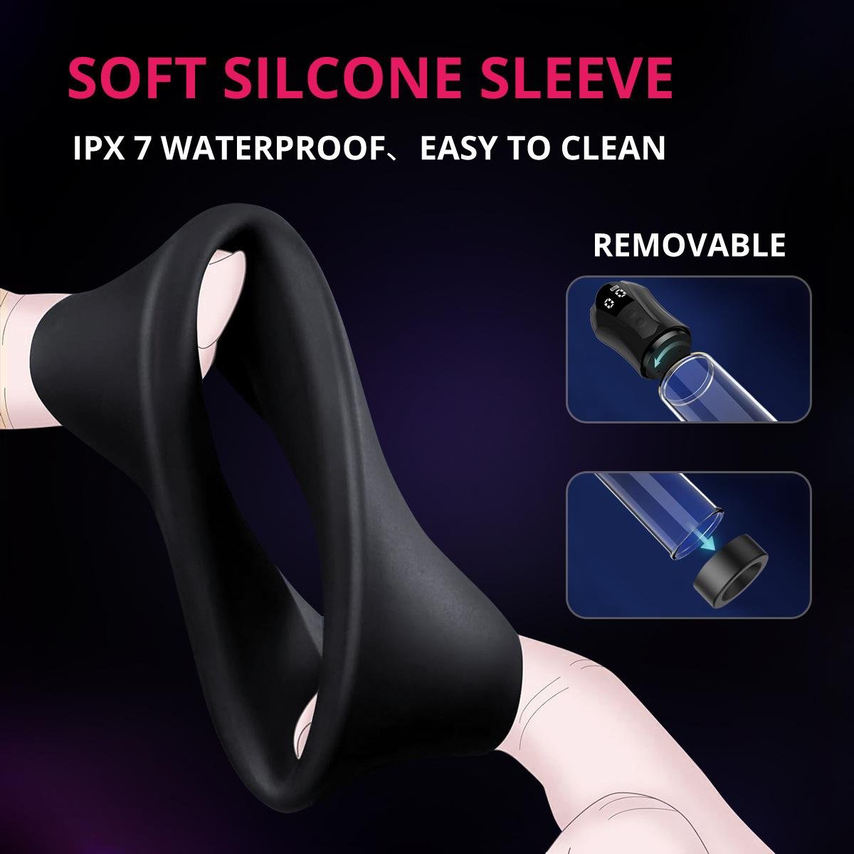 TB-4014 Penis Pump With 3 Pressure Settings