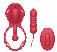 3-in-1 Panty Vibrator with Telescoping Egg and Remote Control