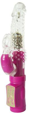 Vibrating Rotating Massager with TPE Sleeve (Rechargeable)