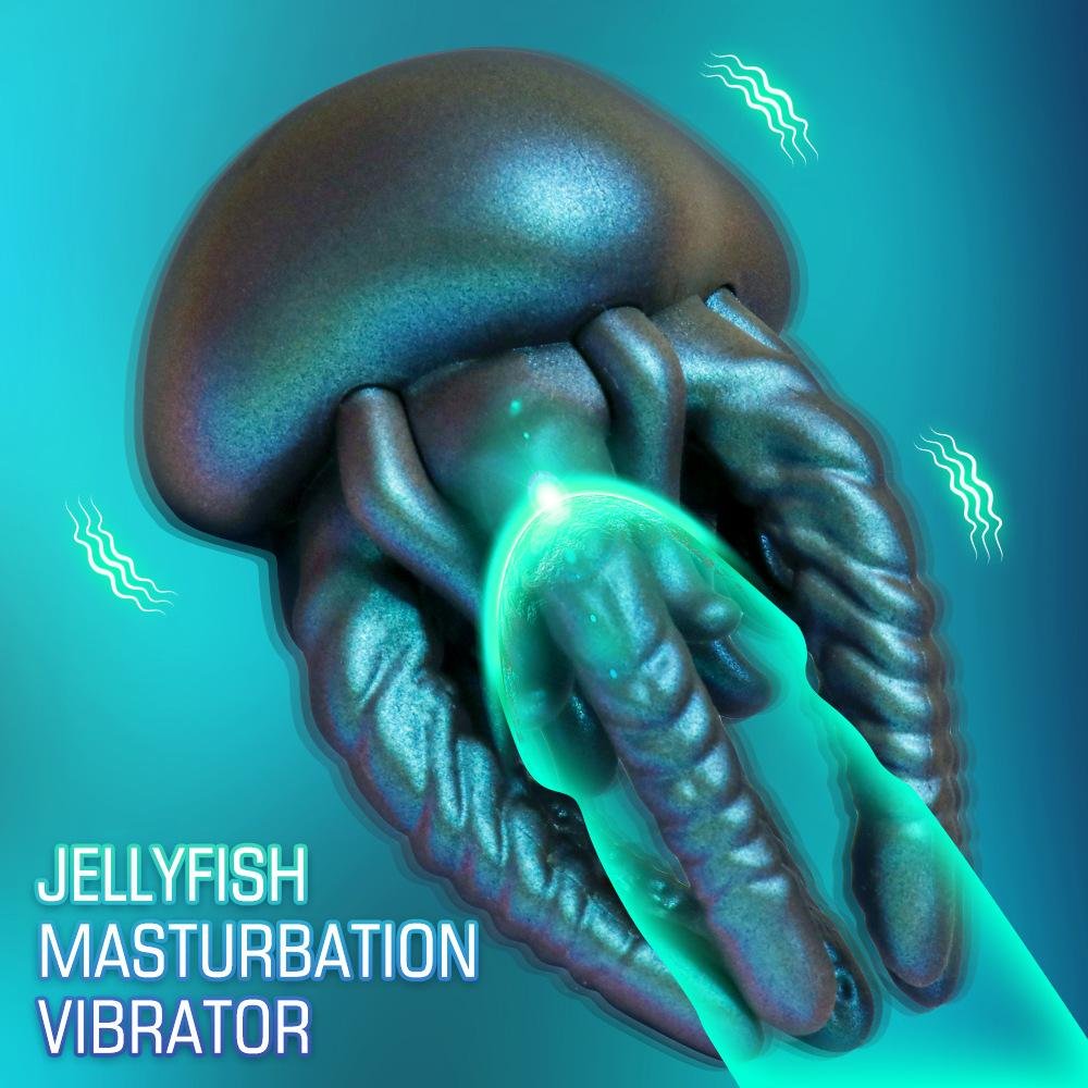 TB-3203 Vibrating Jellyfish Glans Training Masturbator