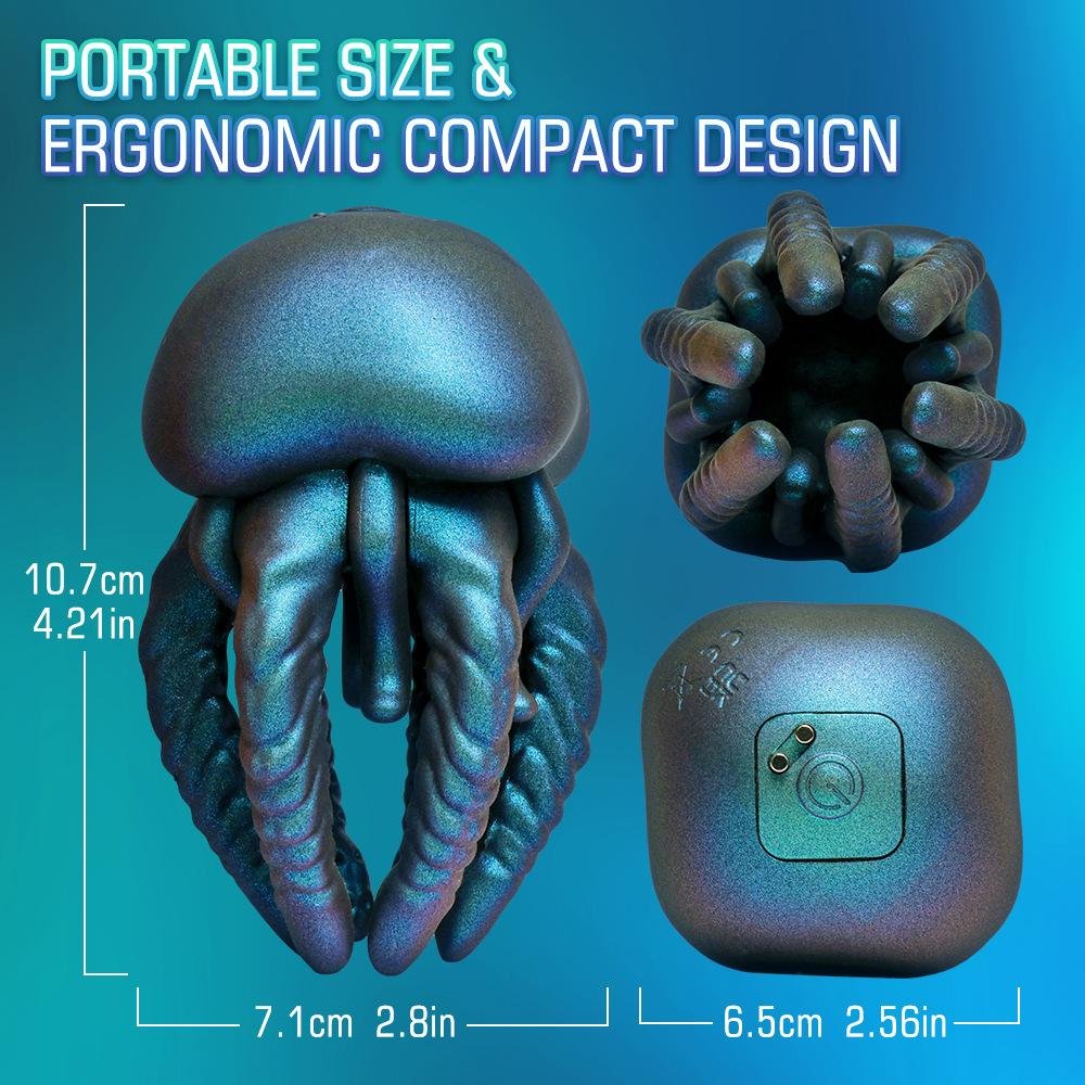 TB-3203 Vibrating Jellyfish Glans Training Masturbator