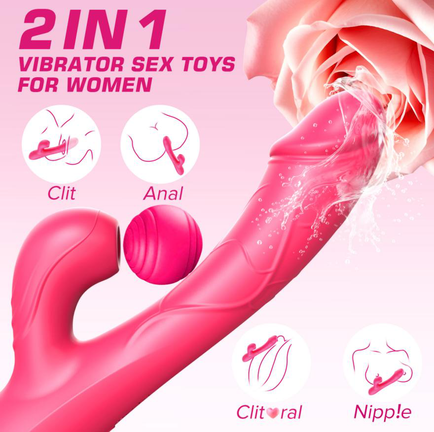 Sucking Vibrator 2-in-1