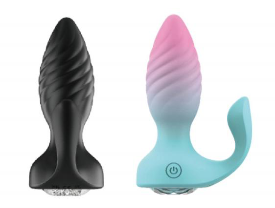 Prostate Stimulator & Cock Ring 11x6.5x4.5cm Silicone