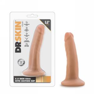 5.5 Inch Cock With Suction Cup - Vanilla
