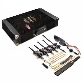 Safe Word Bondage Kit with Suitcase - Black