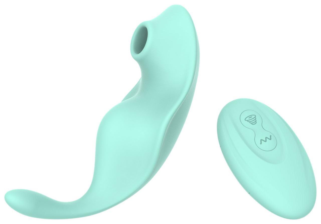 Iris Suction Licking & Vibrating Panty Vibrator with Remote
