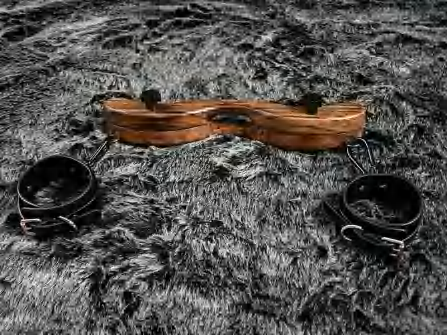 Solid Wood Scrotum Clamp - Bondage restraints