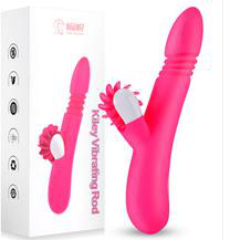Kiley Telescopic Vibrating Vibrator with Heating and Tongue