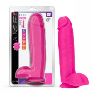 Au Naturel Bold Huge 10 Inch Dildo - Pink