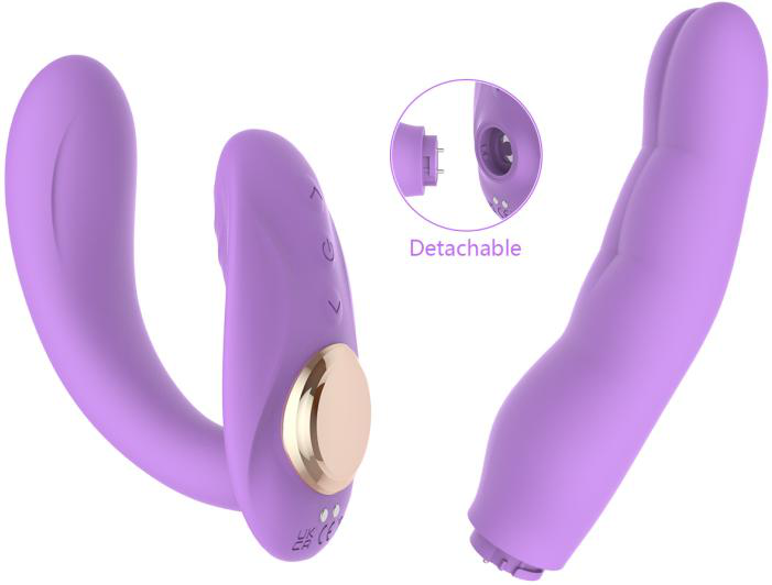Olive Dual Vibrating Strap-less Vibrator