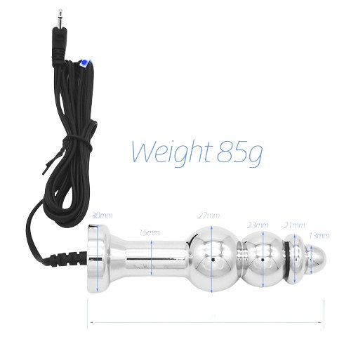 TB-E259 electro-conductive stainles steel anal plug